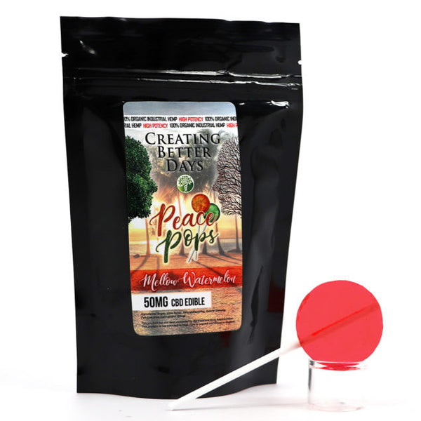 Mellow Watermelon CBD Lollipop (50mg)