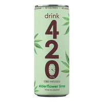 CBD Elderflower Lime by Drink 420 15mg 250ml
