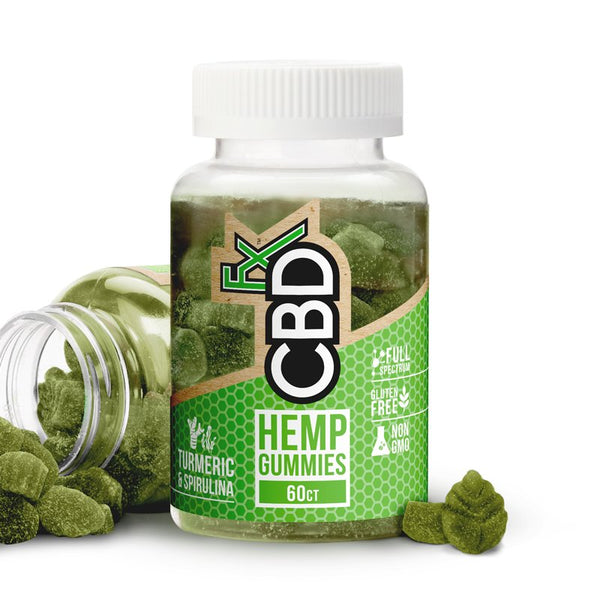 Hemp Gummies w/ Turmeric & Spirulina (60cT)