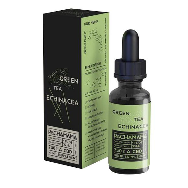 Tincture CBD Green Tea Echinacea (750mg 30ml)