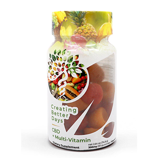 CBD+Multi-Vitamin CBD Gummies (300mg)