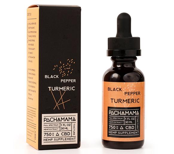 Black Pepper Turmeric CBD Tincture (30ml 750mg)