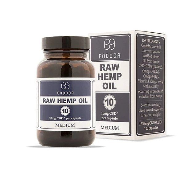 CBD Raw Hemp Oil Capsules (30pcs Up to 50mg)