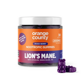 Orange County Nootropic Gummies Lion's Mane Mixed Berry 2000mg 30pcs