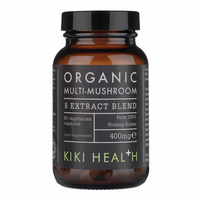 KIKI Health Organic Mushroom Extract 60 Vegetarian Capsules