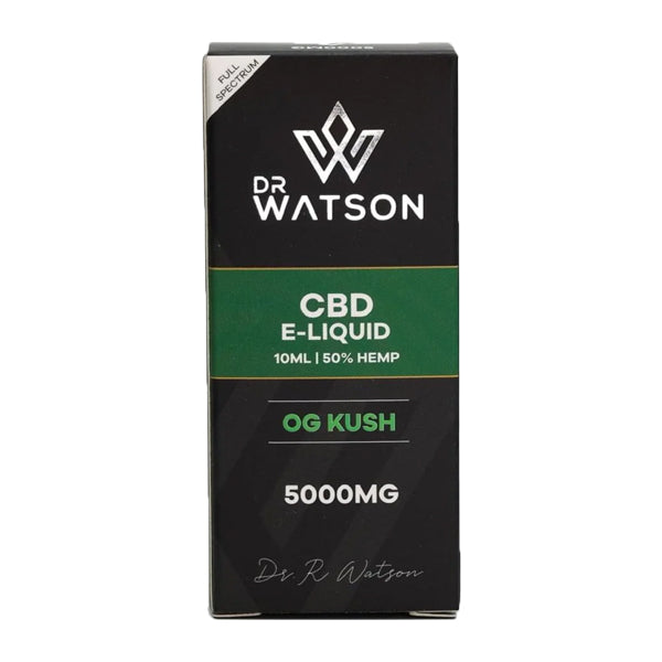 Dr Watson OG Kush Super Strength 10ml E-liquid | 2500mg & 5000mg Dr Watson OG Kush Super Strength 10ml E-liquid | 2500mg & 5000mg