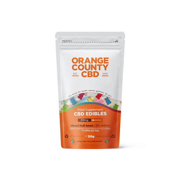 Orange County CBD Gummy Bears 200mg