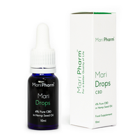 Mari Pharm Mari Drops CBD 4% Pure CBD In Hemp Speed Oil - 10ml