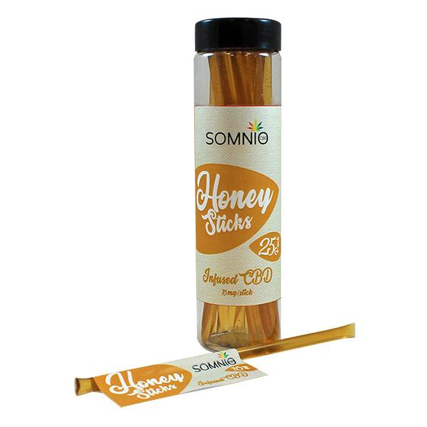 CBD Infused Honey Sticks (10mg/stick 25 pack)