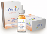 Energise MCT CBD Oil Tincture Orange by Somnio 10ml 500mg