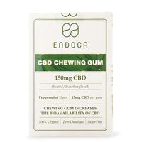 Endoca CBD Chewing Gum Peppermint 150mg 10pcs