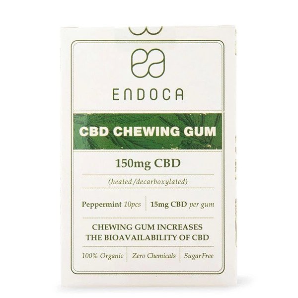 CBD Chewing Gum Peppermint (150mg 10pcs)
