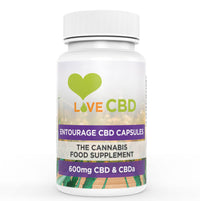 Entourage CBD Capsules by Love CBD 600mg 60 Capsules