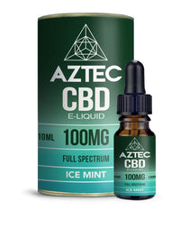 Ice Mint CBD E-Liquid by Aztec CBD - Vapor Shop Direct CBD