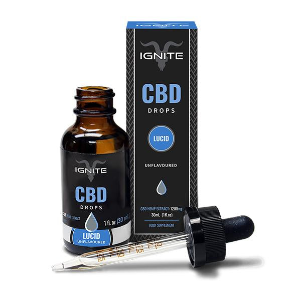 CBD Drops Lucid Unflavoured (30ml 1200mg)