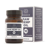 Endoca CBD Raw Hemp Oil Capsules 120pcs 10mg