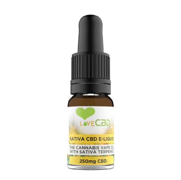 Sativa CBD E-liquid (250mg 10ml)