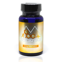 Softgel Capsules by CBD Mountain 25mg 30 Capsules