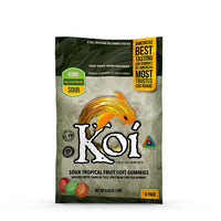 Koi CBD Gummies Sour Tropical Fruit Soft Gummies 60mg 6pcs